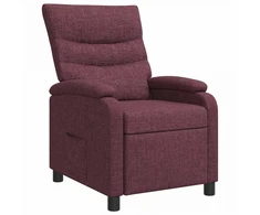 Fotelis Atsilošimas Violetinė Audinys