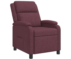 Fotelis Atsilošimas Violetinė Audinys