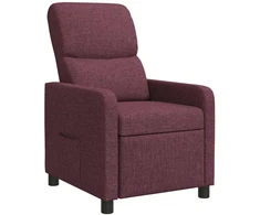 Fotelis Atsilošimas Violetinė Audinys