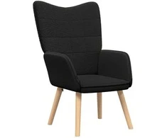 Fotelis krėslas Juoda 62 x 67 x 95,5 cm Šerpos audinys