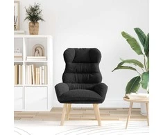 Fotelis krėslas Juoda 69 x 74 x 93 cm Šerpos audinys