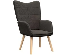 Fotelis krėslas Tamsiai pilka 62 x 67 x 95,5 cm Šerpos audinys