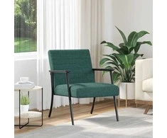 Fotelis krėslas Tamsiai žalia 59 x 75 x 78 cm audinys