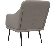 Fotelis Krėslas, taupe spalvos, 63x76x80cm, audinys