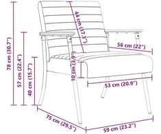 Fotelis krėslas Vyno raudona 59 x 75 x 78 cm audinys