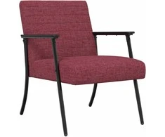 Fotelis krėslas Vyno raudona 59 x 75 x 78 cm audinys
