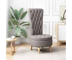 Fotelis Šlepetė krėslas Taupe 56,5 x 70 x 110 cm audinys