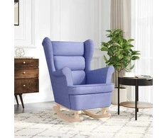 Fotelis Supama kėdė Jeans Mėlyna 74x90x102 cm Audinys