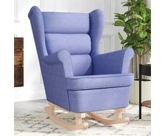 Fotelis Supama kėdė Jeans Mėlyna 74x90x102 cm Audinys