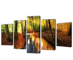 Nuotraukų rėmelis Fotopaveikslas "Miškas" ant Drobės 100 x 50 cm