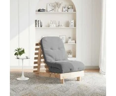 Futono sofa-lova su čiužiniu, 60x206x11cm, pušies masyvas
