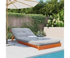 Futono sofa-lova su čiužiniu, vaško ruda, 80x206x11cm, pušis