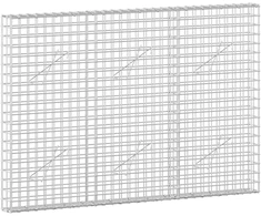 Gabionas su 3,5 mm laidu ir 5x5 cm tinkleliu 150x10x100 cm
