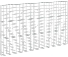 Gabionas su 3,5 mm viela ir 10x10 cm tinkleliu 250x10x150 cm