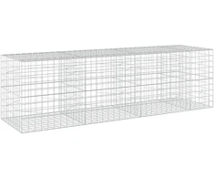 Gabionas su 3,5 mm viela ir 10x10 cm tinkleliu 350x100x100 cm