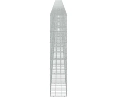 Gabionas su 3,5 mm viela ir 10x10 cm tinkleliu 1200x30x150 cm