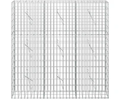 Gabionas su 3,5 mm viela ir 5x10 cm tinkleliu 150x10x150 cm