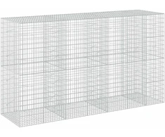 Gabionas su 3,5 mm viela ir 5x10 cm tinkleliu 350x100x200 cm
