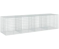 Gabionas su 3,5 mm viela ir 5x10 cm tinkleliu 400x100x100 cm