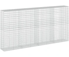 Gabionas su 3,5 mm viela ir 5x10 cm tinkleliu 400x50x200 cm