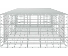 Gabionas su 3,5 mm viela ir 5x10 cm tinkleliu 250x100x50 cm