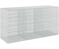 Gabionas su 3,5 mm viela ir 5x2,5 cm tinkleliu 300x100x150 cm