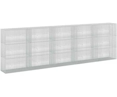 Gabionas su 3,5 mm viela ir 5x2,5 cm tinkleliu 500x50x150 cm