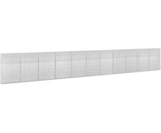 Gabionas su 3,5 mm viela ir 5x2,5 cm tinkleliu 1100x20x150 cm
