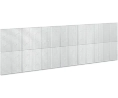 Gabionas su 3,5 mm viela ir 5x2,5 cm tinkleliu 650x10x200 cm