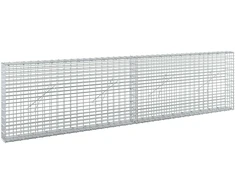 Gabionas su 3,5 mm viela ir 5x2,5 cm tinkleliu 200x10x50 cm