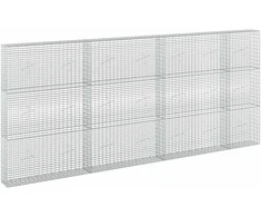 Gabionas su 3,5 mm viela ir 5x2,5 cm tinkleliu 350x20x150 cm