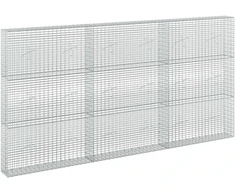Gabionas su 3,5 mm viela ir 5x2,5 cm tinkleliu 300x20x150 cm
