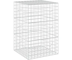 Gabionas su 5 mm viela ir 10x10 cm tinkleliu 100x100x150 cm