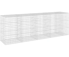 Gabionas su 5 mm viela ir 10x10 cm tinkleliu 450x100x150 cm