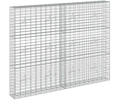 Gabionas su 5 mm Viela ir 5x10 cm Tinkleliu 200x20x150 cm
