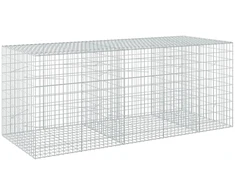 Gabionas su 5 mm Viela ir 5x10 cm Tinkleliu 250x100x100 cm