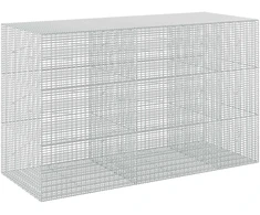 Gabionas su 5 mm viela ir 5x2,5 cm tinkleliu 250x100x150 cm