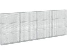 Gabionas su 5 mm viela ir 5x2,5 cm tinkleliu 400x20x150 cm