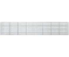 Gabionas su 5 mm viela ir 5x2,5 cm tinkleliu 800x20x150 cm