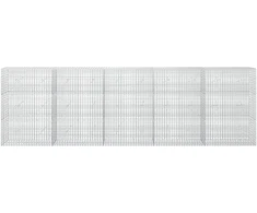 Gabionas su 5 mm viela ir 5x2,5 cm tinkleliu 500x20x150 cm