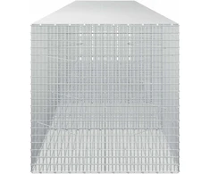 Gabionas su 5 mm viela ir 5x2,5 cm tinkleliu 500x100x100 cm