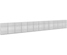 Gabionas su 5 mm viela ir 5x2,5 cm tinkleliu 1200x30x150 cm
