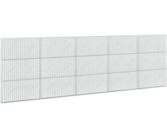 Gabionas su 5 mm viela ir 5x2,5 cm tinkleliu 500x10x150 cm