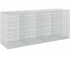 Gabionas su 5 mm viela ir 5x2,5 cm tinkleliu 350x100x150 cm