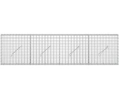 Gabionas su 5 mm viela ir 5x5 cm tinkleliu 200x10x50 cm