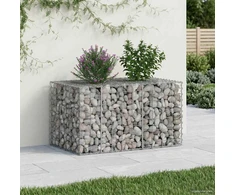 Gabioninė pakelta lova 100 x 60 x 55 cm Galvanizuotas plienas