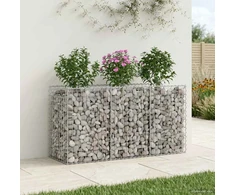 Gabioninė pakelta lova 150 x 50 x 80 cm Galvanizuotas plienas