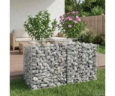 Gabioninė pakelta lova 100 x 50 x 60 cm Galvanizuotas plienas