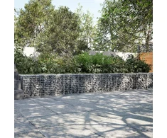 Gabiono krepšys su dangčiu, 400x50x50cm, galvanizuota geležis
