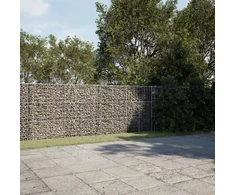 Gabiono krepšys su dangčiu, 600x100x150cm, galvanizuota geležis